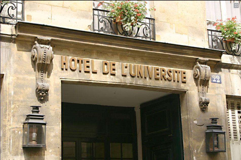 Hotel De L'Universite Paris Exterior foto